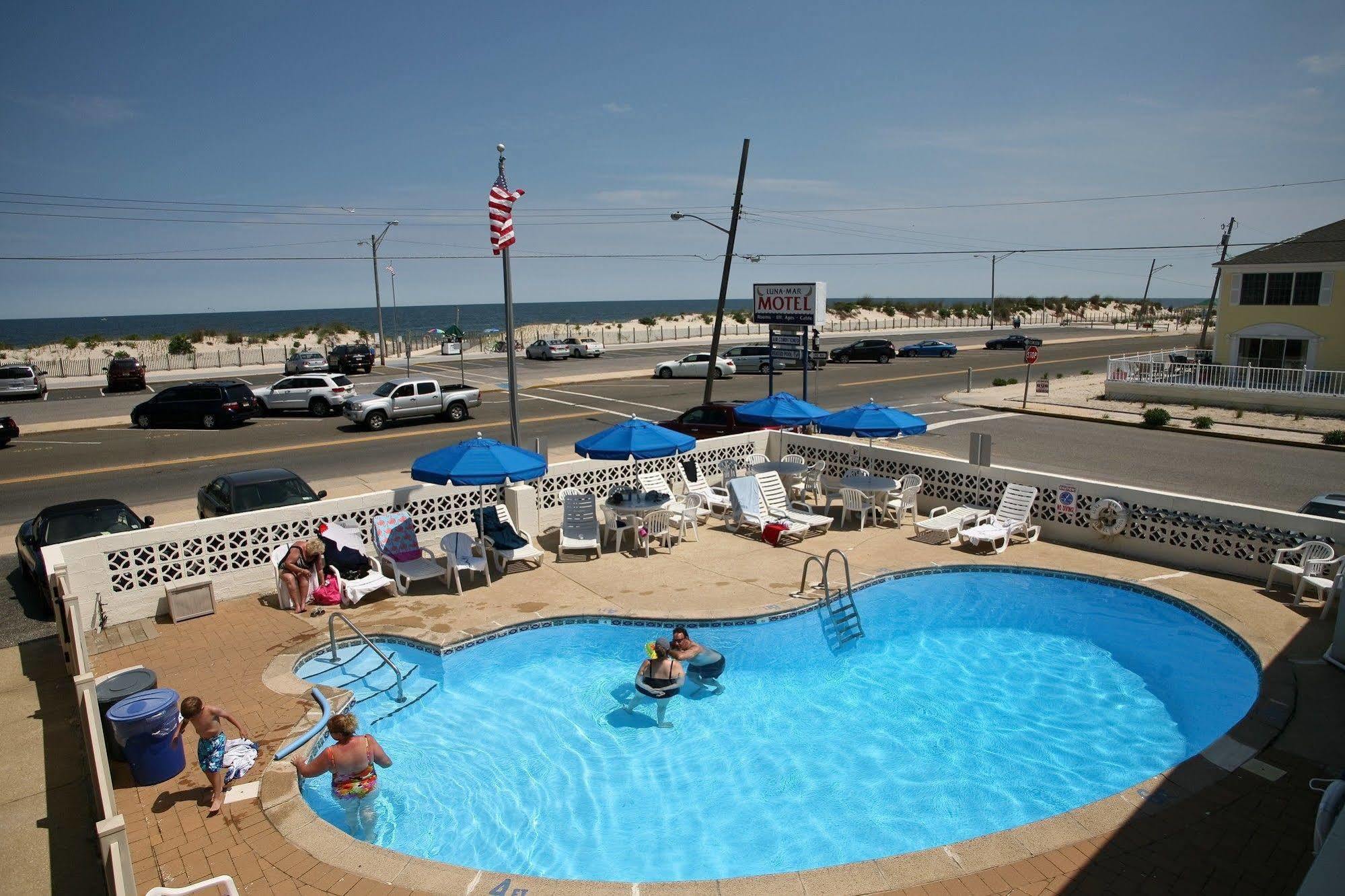 Luna Mar Motel Seaside Park Luaran gambar